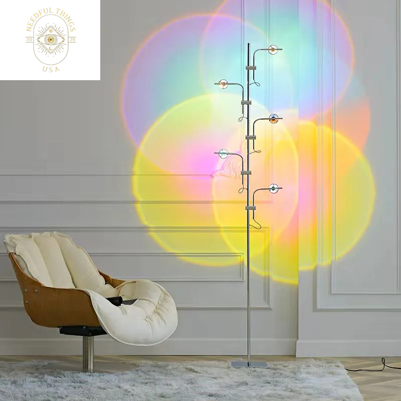 5-Head Projector Floor Lamp