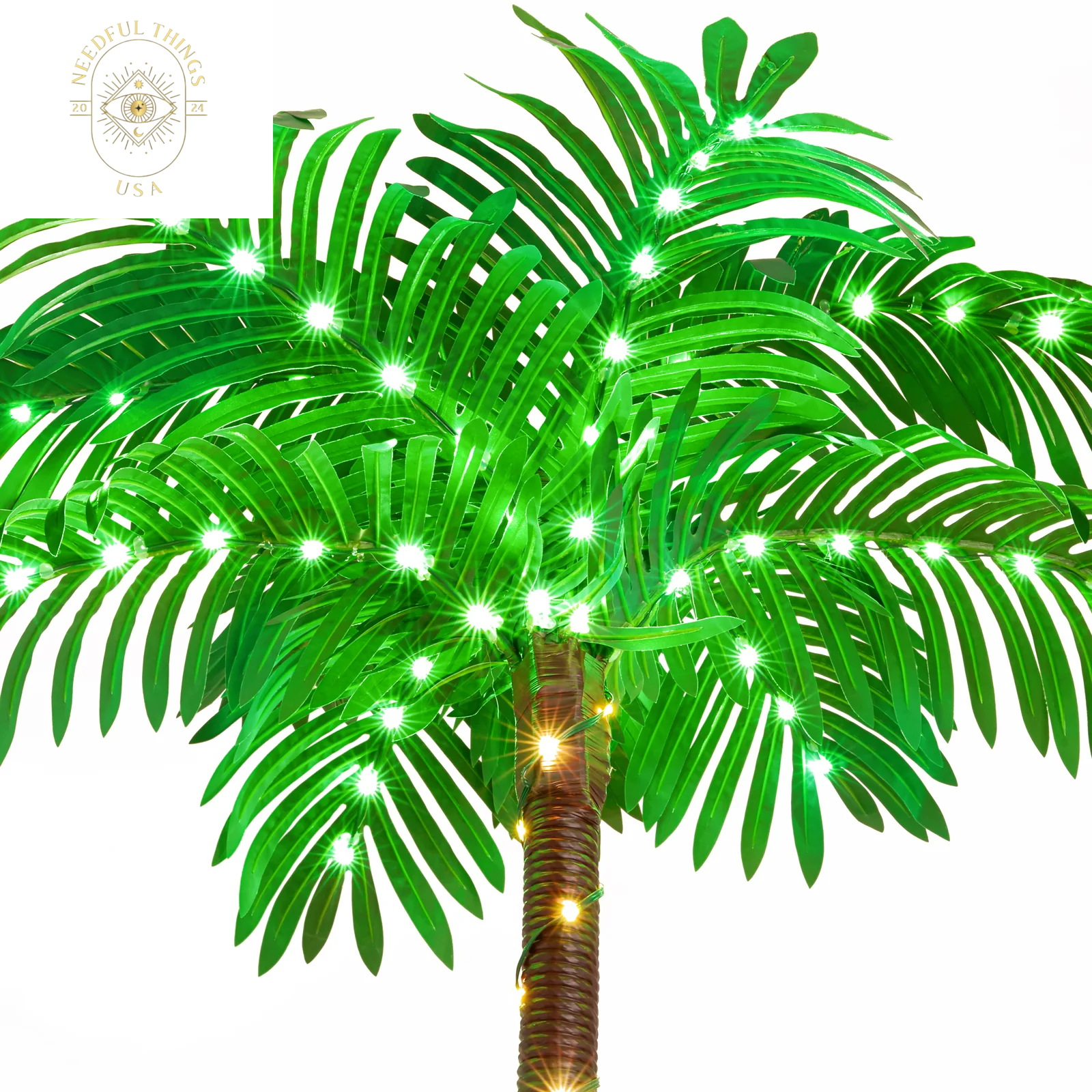 Lighted Palm Tree, 7Ft Palm Trees for Outdoor Decor