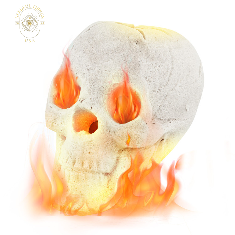 Halloween Fire Pit Skull Halloween Decoration